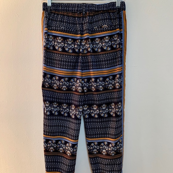 Blue/multi color Printed Ankle Pant - Picture 4 of 4